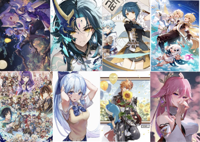 Genshin Impact  Poster Pack 5