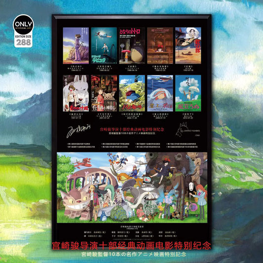 Studio Ghibli Signed Framed Wall Art 1