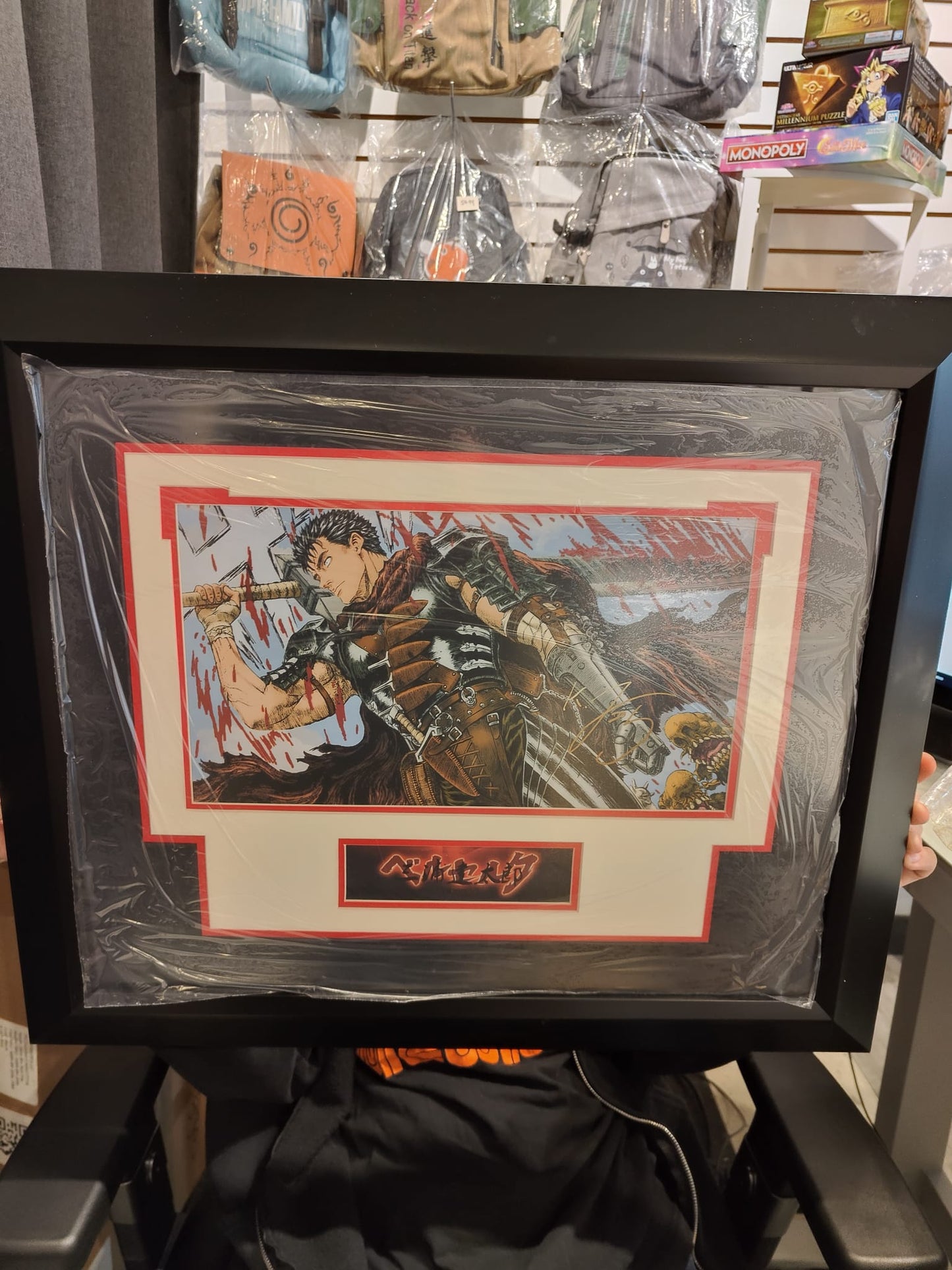 Berserk Author Signed Wall Art