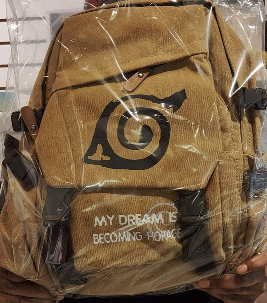 Naruto - Leaf Village Symbol Backpack (Please Read Description)
