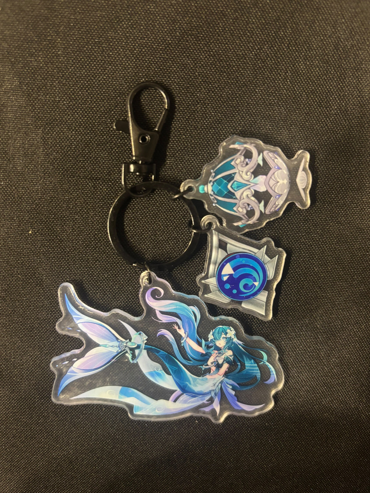 Genshin Impact - Vodyanitsa Acrylic 3 Piece Keychain