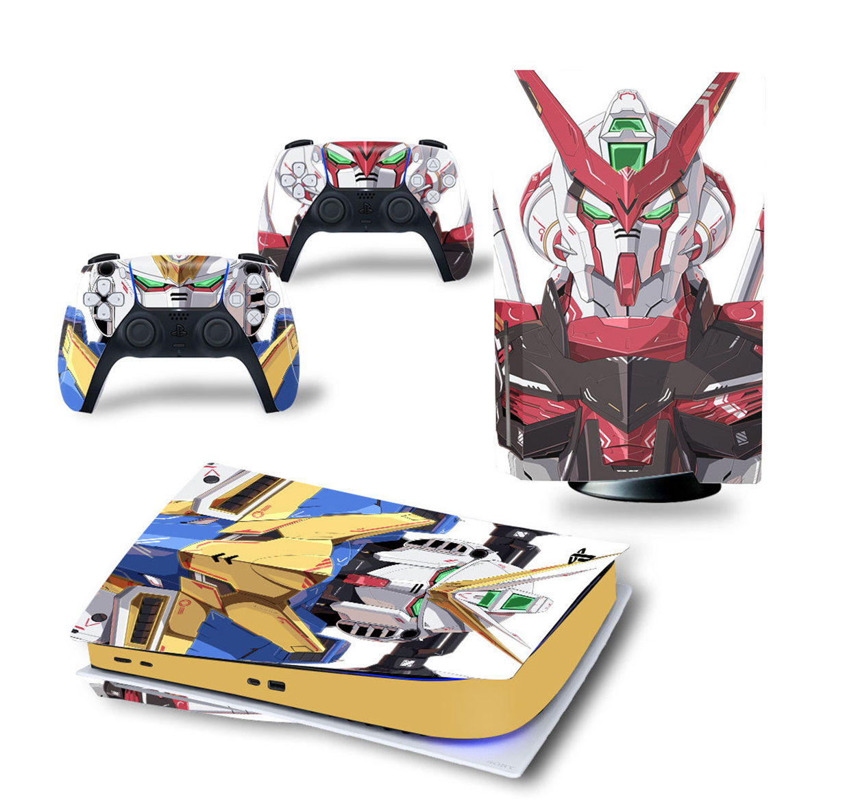 Gundam 4 PS5 Sticker (Please Read Description) – flyingraijinotakufactory