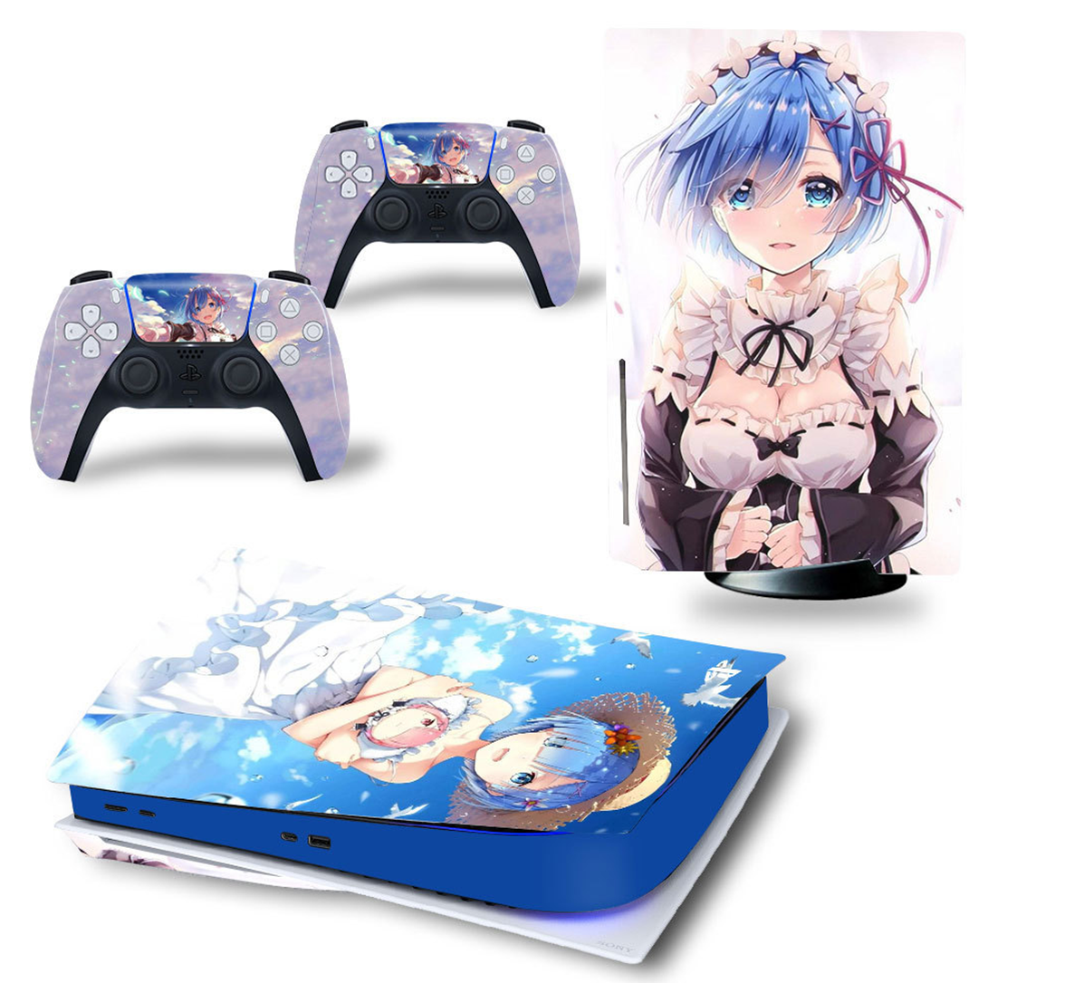 Re Zero - Rem 2 PS5 Sticker (Please Read Description)