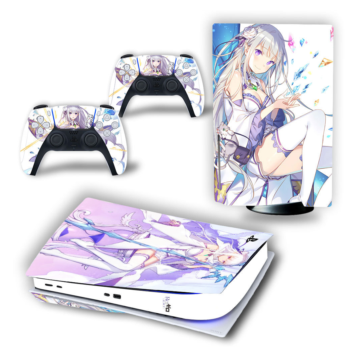 Emilia PS5 Sticker (Please Read Description) – flyingraijinotakufactory