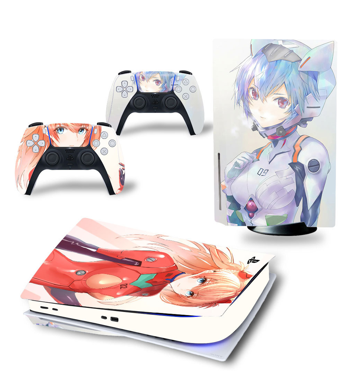 Neon Genesis - Rei & Asuka PS5 Sticker (Please Read Description)