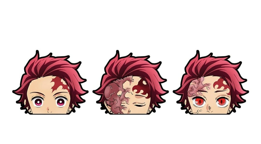 Tanjiro 3D Decal(Please Read Description)
