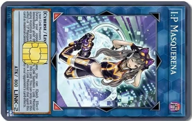 ip yugioh card YuGiOh IP Masquerena Credit Card Sticker