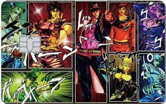 JoJo's Bizarre Adveture - Jojo Collection Credit Card Sticker (Please Read Description)