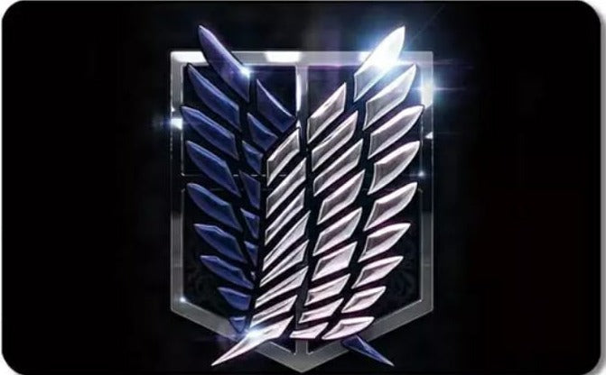 Attack On Titan - Survey Corps Symbol Credit Card Sticker (Please Read Description)