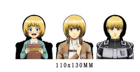 Attack On Titan - Armin 3D Decal (Please Read Description)