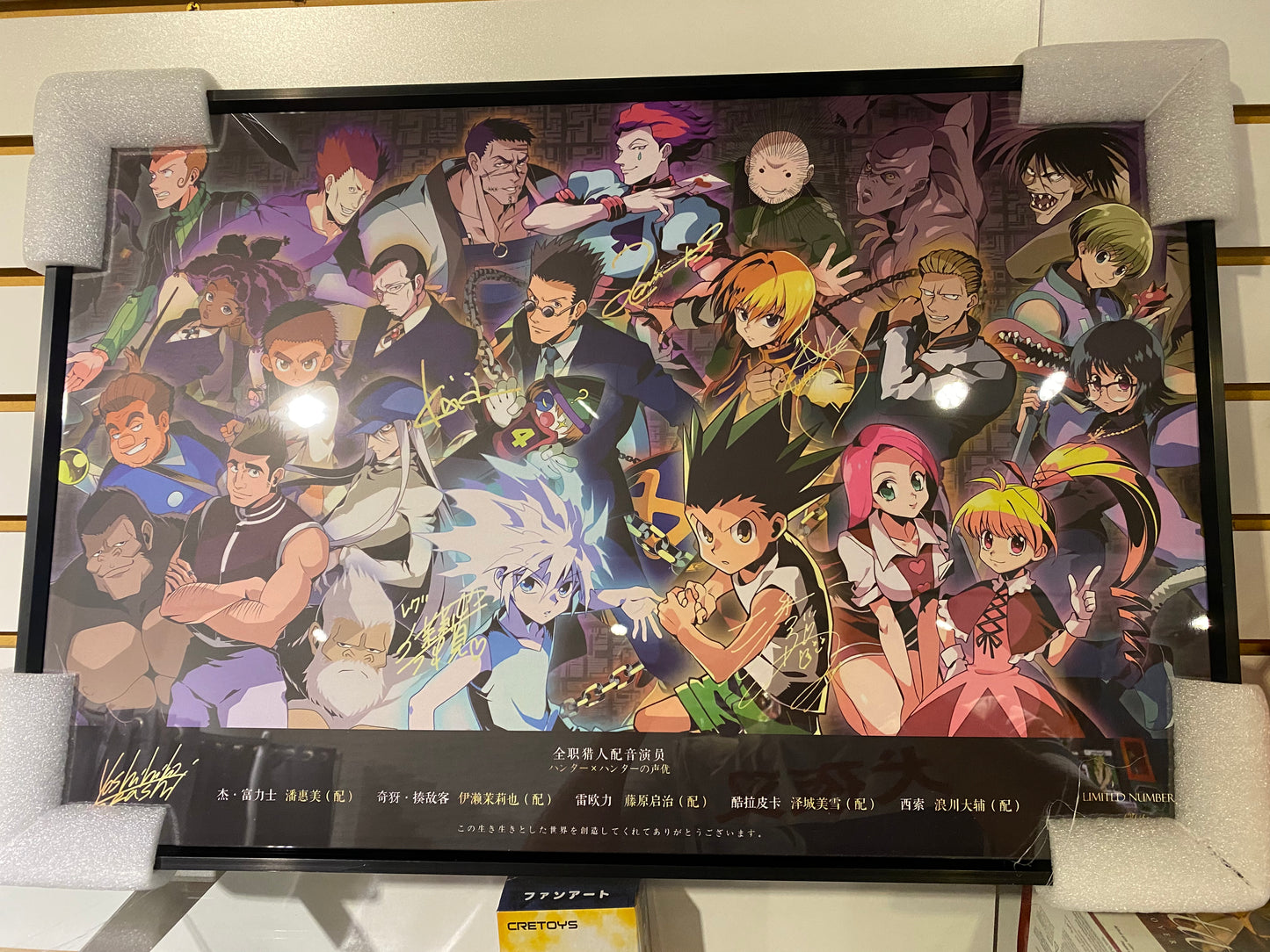 HunterxHunter Signed Framed Wall Art