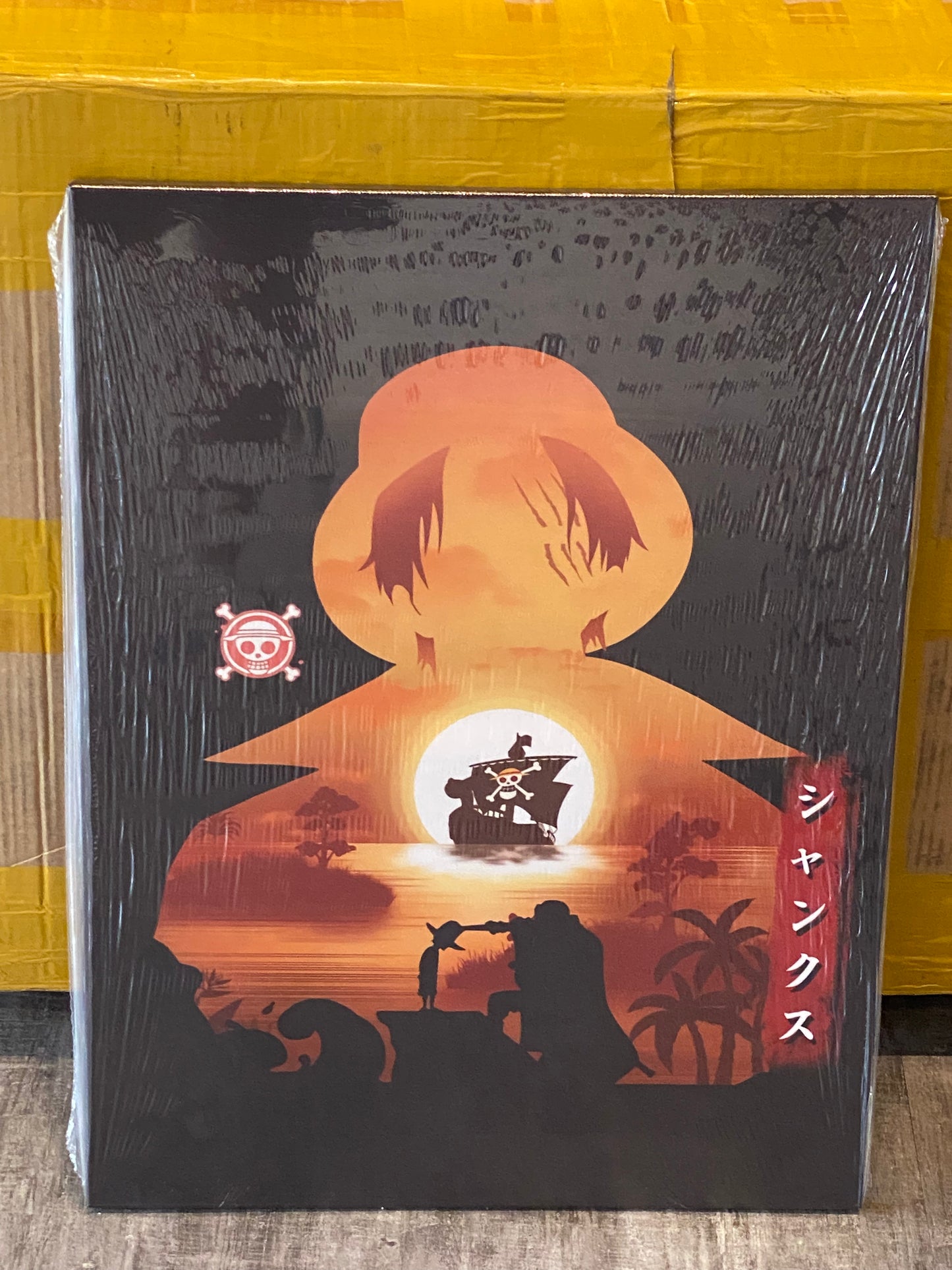 One Piece Shanks x Luffy Wall Art 23x17