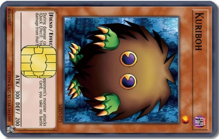 YuGiOh - Kuriboh Credit Card Sticker (Please Read Description)