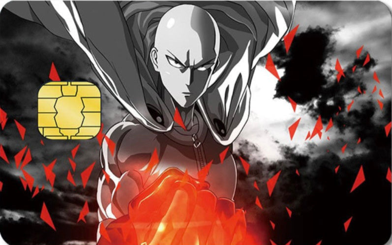 One Punch Man Saitama Credit Card Sticker