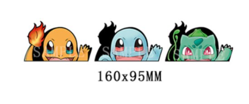 Pokemon Mains 3D Decal(Please Read Description)