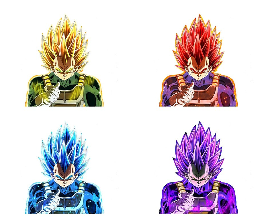 Vegeta 3D Decal(Pleaase Read Description)
