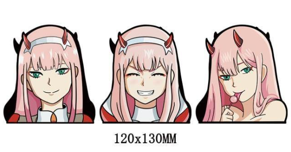 Zero Two 3D Decal(Please Read Description)