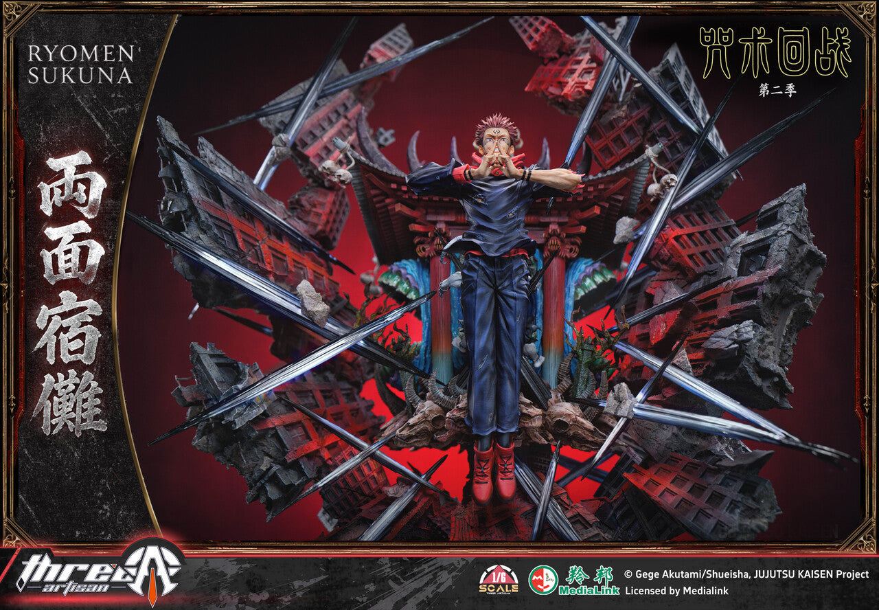 [PRE ORDER] Jujutsu Kaisen - Three Artisan Studio - Ryomen Sukuna (Price does not include shipping - Please Read Description)