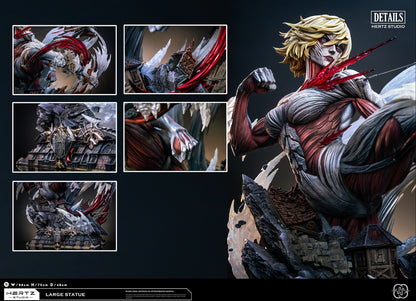 [PRE ORDER] Attack On Titan - Hertz Studio - Mikasa Ackerman VS Female Titan (Price does not include shipping - Please Read Description)