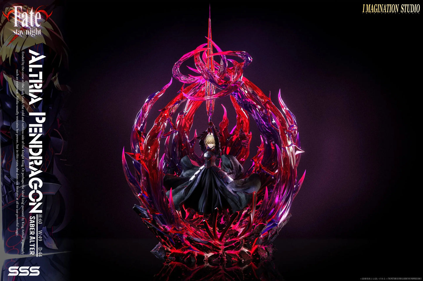 [PRE ORDER] Fate - Imagination YY Studio - Saber Alter (Price does not include shipping - Please Read Description)
