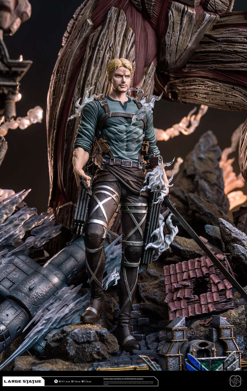 [PRE ORDER] Attack On Titan - Hertz Studio - The Armored Titan & Reiner (Price does not include shipping - Please Read Description)