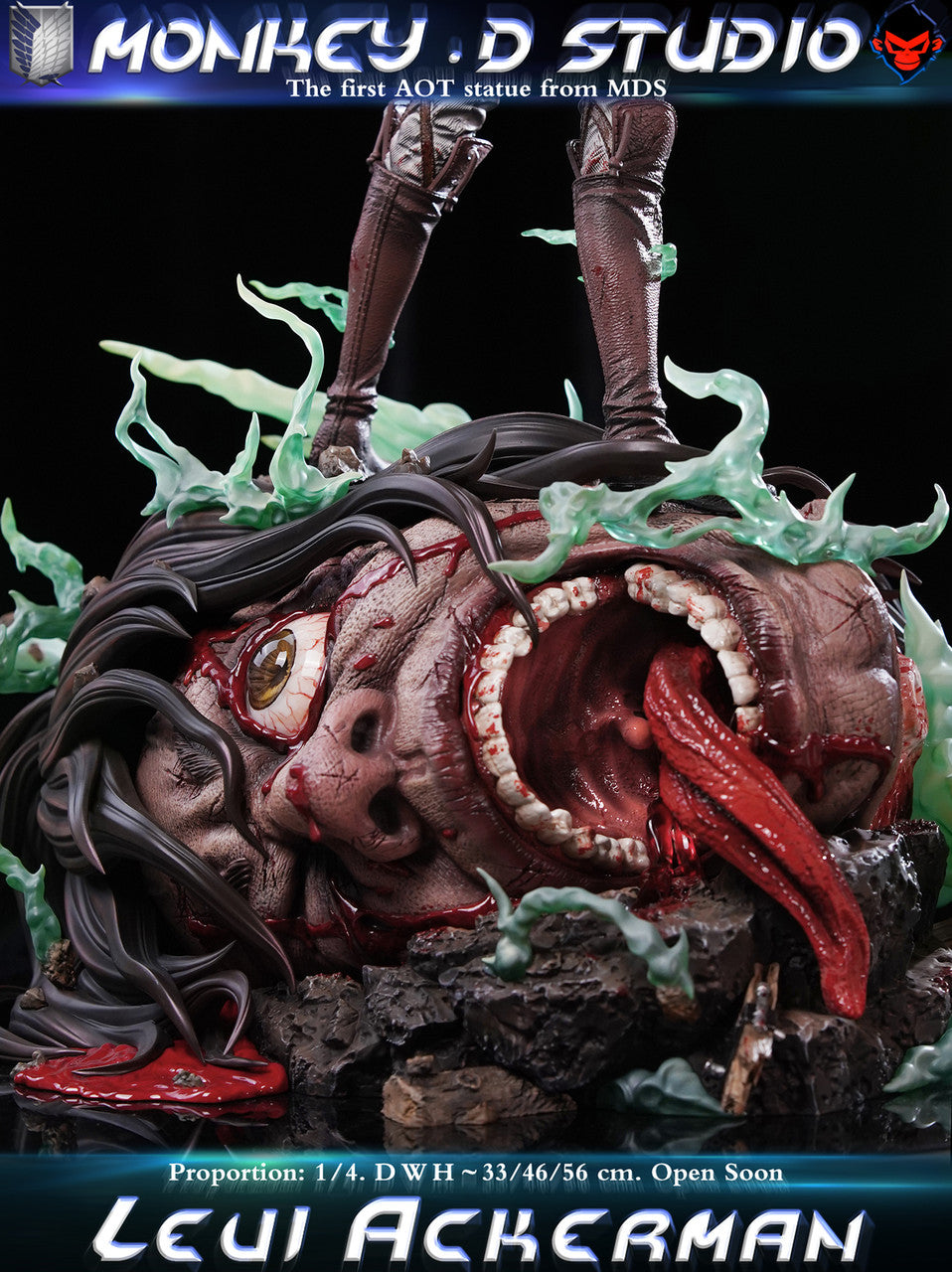 [PRE ORDER] Attack On Titan - Monkey D Studio - Levi Ackerman (Price does not include shipping - Please Read Description)