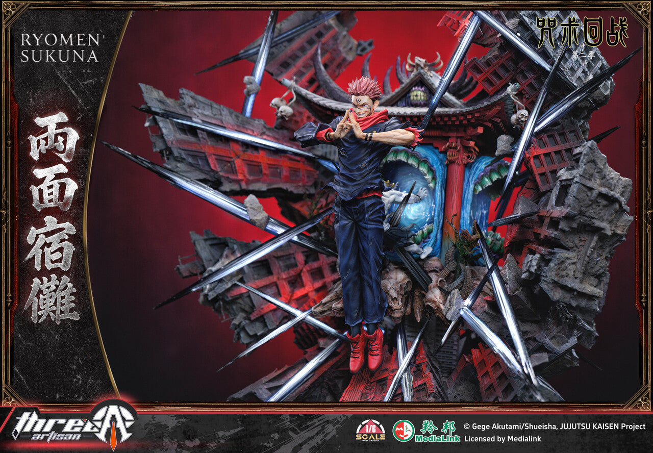 [PRE ORDER] Jujutsu Kaisen - Three Artisan Studio - Ryomen Sukuna (Price does not include shipping - Please Read Description)
