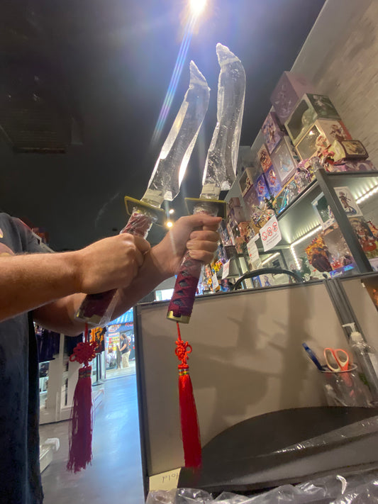 Bleach - Captain Shunsui Metal Swords Pair (Price Does Not Include Shipping)