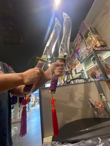 Bleach - Captain Shunsui Metal Swords Pair (Price Does Not Include Shipping - Please Read Description)