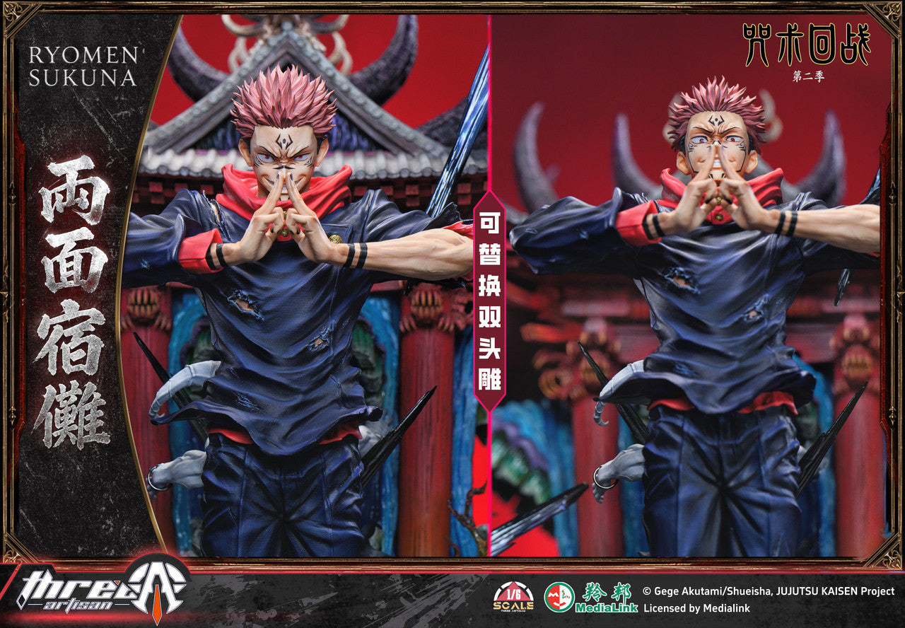 [PRE ORDER] Jujutsu Kaisen - Three Artisan Studio - Ryomen Sukuna (Price does not include shipping - Please Read Description)