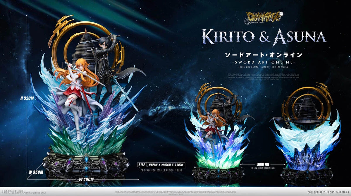 [PRE ORDER] Sword Art Online SAO - Dreammaker Studio - Kirito & Asuna (Price does not include shipping - Please Read Description)