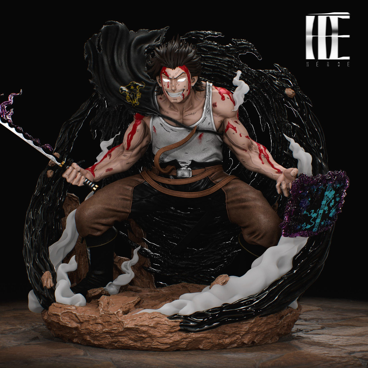 PRE ORDER] Black Clover - Heroe Collectibles Studio - Yami (Price