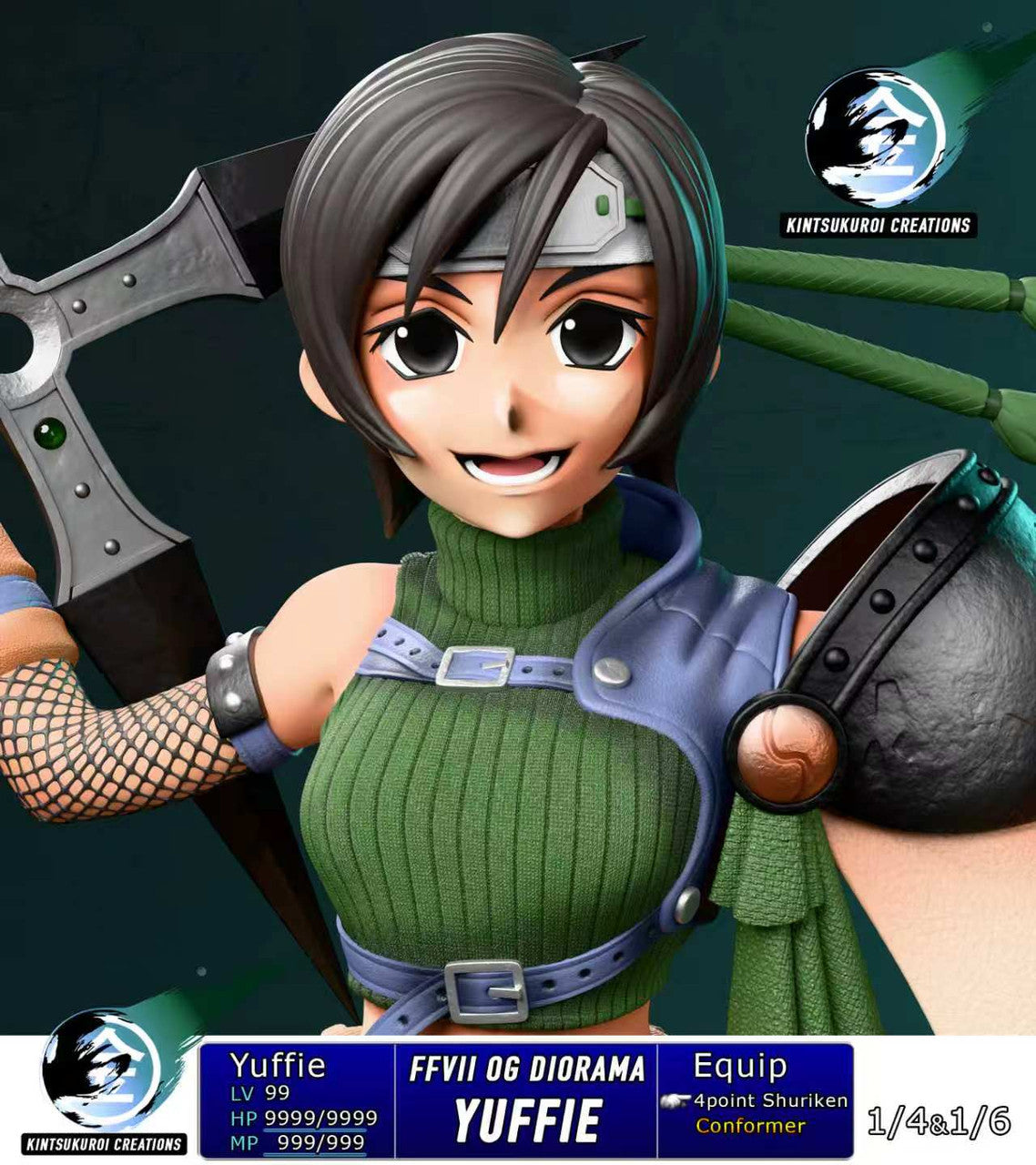 [PRE ORDER] Final Fantasy - Kintsukuroi Creations Studio - Final Fantasy 7 Full Diorama (Price does not include shipping - Please Read Description)