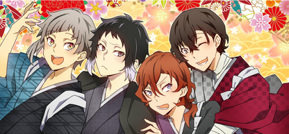 Bungo Stray Dogs - Bungo Stray Dogs Cast Style 2 Mousepad