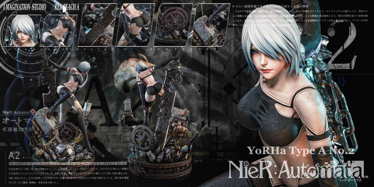 [PRE ORDER] Nier Automata - Imagination Studio & Red Peach A Studio - A2 (Price does not include shipping - Please Read Description)