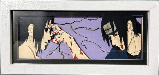 Naruto - Itachi & Sasuke Light Box (Shipping Calculated At Checkout)