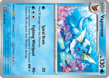 Pokémon - Vaporeon Credit Card Sticker