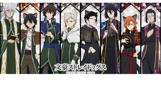 Bungo Stray Dogs - Bungo Stray Dogs Cast Style 4 Mousepad