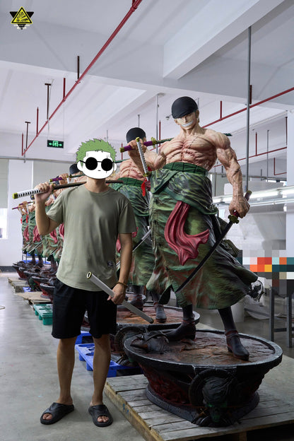 [OVERSEAS STOCK] One Piece - Super Bomb Studio 1/1 scale Life Size Zoro (Price does not Include Shipping - Please Read Description)