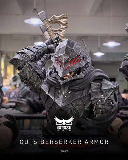 [OVERSEAS STOCK] Berserk - Karasu Vlad Collectibles Studio - Guts 1/1 Life Size Bust (Price does not include shipping - Please Read Description)