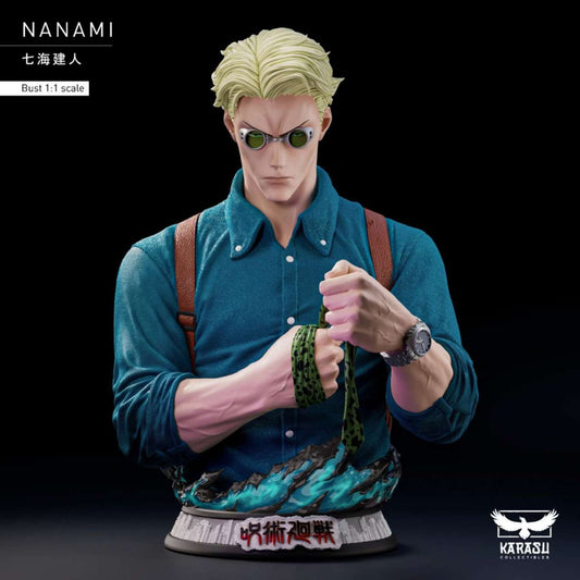 [PRE ORDER] Jujutsu Kaisen - Vlad Karasu Collectibles Studio - Nanami Kento Bust 1/1 and 1/2 (Price does not include shipping - Please Read Description)