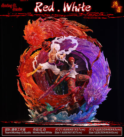 [IN STOCK] One Piece - Monkey D Studio - Nika Luffy and Shanks (Price Does Not Include Shipping - Please Read Description)