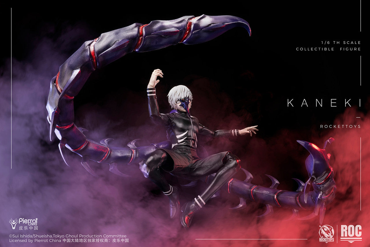 [PRE ORDER] Tokyo Ghoul - Rocket Toys Studio - Kaneki Ken Combat Suit PVC Action Figure Licensed (Price does not include shipping - Please Read Description)