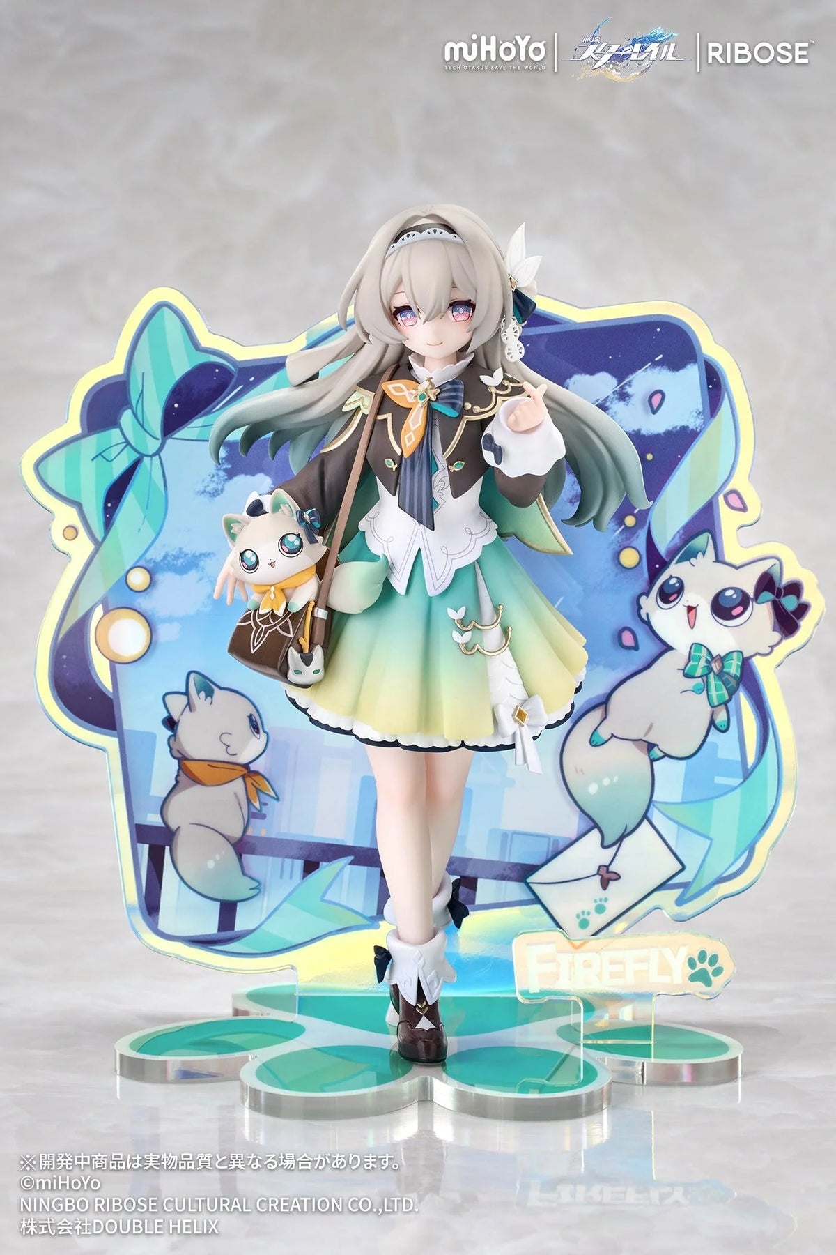 [PRE ORDER] Honkai Star Rail - RIBOSE - Chibi Cat Series Firefly PVC Figure Licensed (Price does not include shipping - Please Read Description)