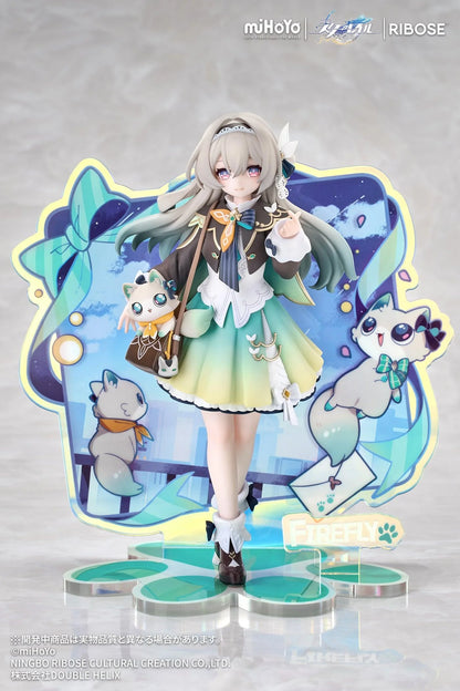 [PRE ORDER] Honkai Star Rail - RIBOSE - Chibi Cat Series Firefly PVC Figure Licensed (Price does not include shipping - Please Read Description)