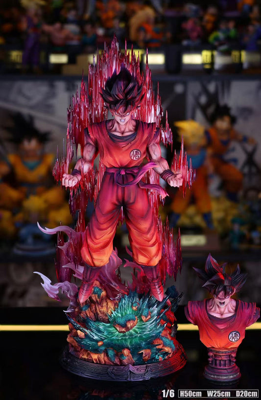 [PRE ORDER] Dragon Ball - YunQi Studio - Goku Kaio Ken Form (Price does not include shipping - Please Read Description)
