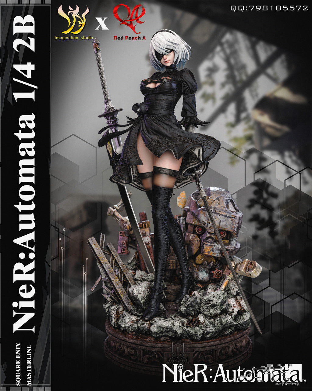 [PRE ORDER] Nier Automata - YY Imagination Studio  - 2B 1/4 (Price does not include shipping - Please Read Description)