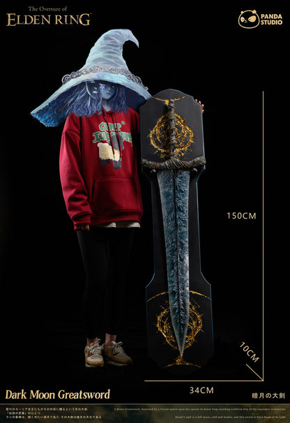 [IN STOCK] Elden Ring - Panda Studio - Dark MoonLight Greatsword 1/1 Scale (Price Does Not Include Shipping - Please Read Description)
