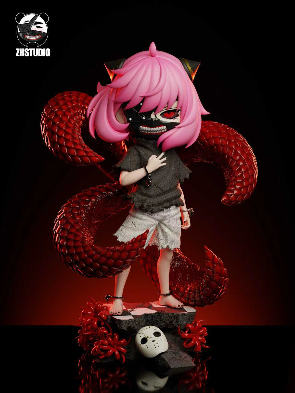 [PRE ORDER] Spy X Family X Tokyo Ghoul - ZH Studio - Anya cos Kaneki Ken (Price does not include shipping - Please Read Description)