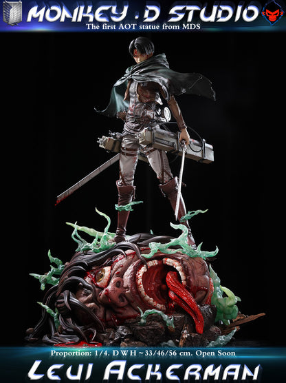 [PRE ORDER] Attack On Titan - Monkey D Studio - Levi Ackerman (Price does not include shipping - Please Read Description)